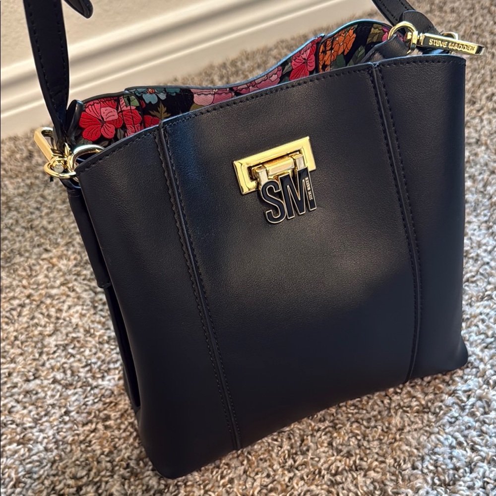 Steve Madden Black Shoulder Bag